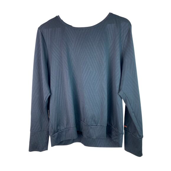 Brooks Women's Size XL Black Long Sleeve Split Back Breathable Running Top - Picture 1 of 4
